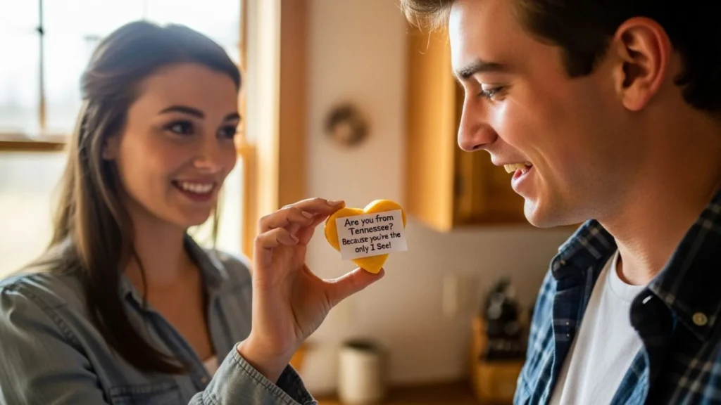 Cheesy Cute Pick Up Line for Him