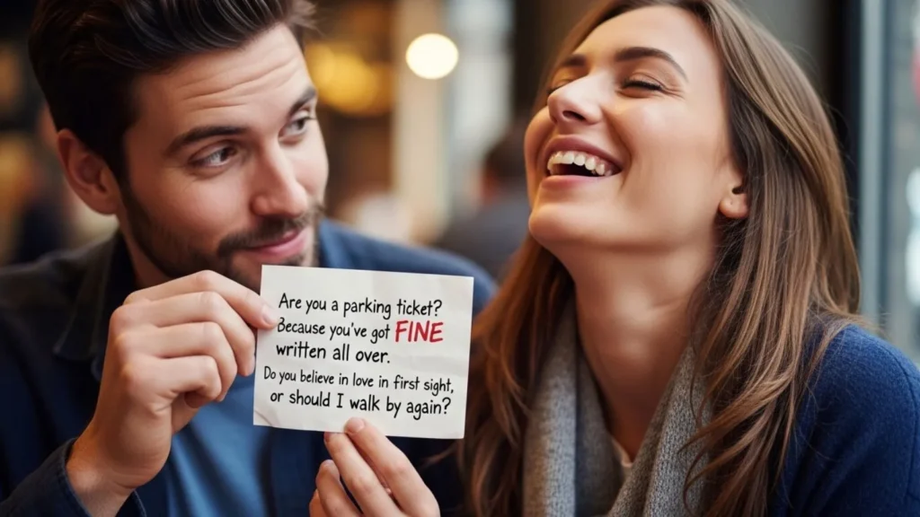 Cheesy Playful Pick Up Lines for Him