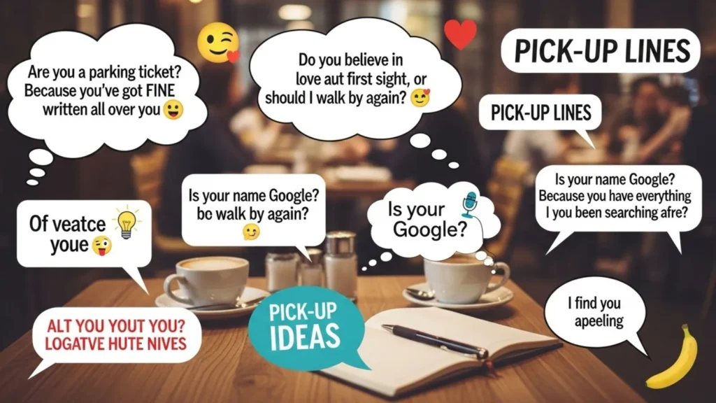 Clever Funny Pick Up Line Ideas
