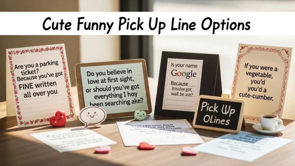Cute Funny Pick Up Line Options