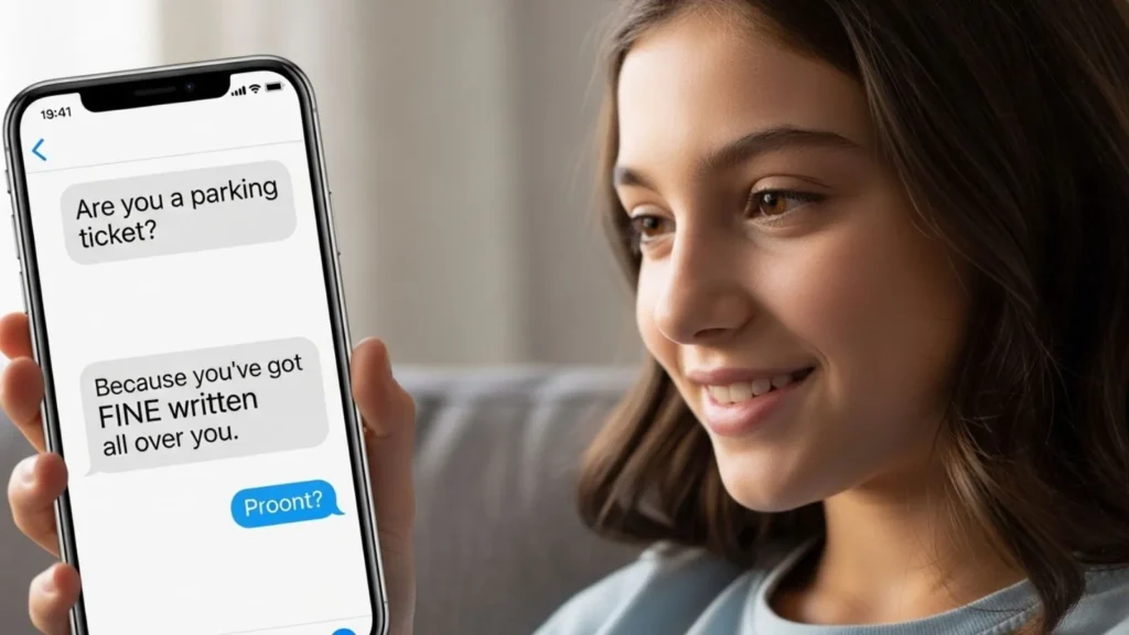 Text Pick Up Line for Your Girlfriend 