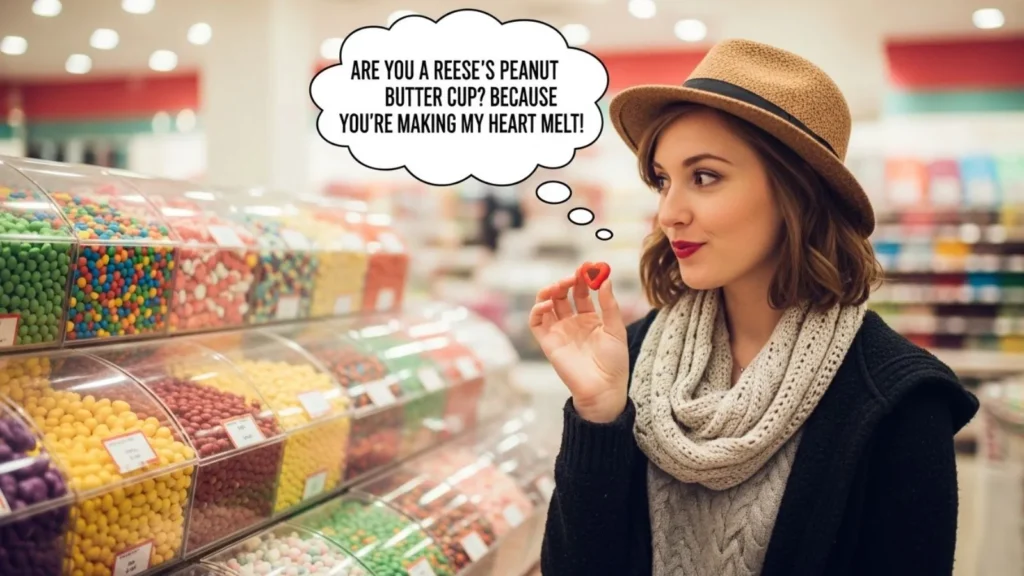 Best Candy Pick Up Line Practice