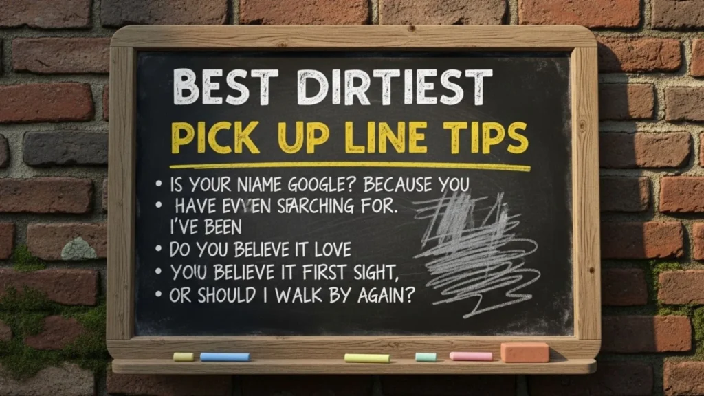 Best Dirtiest Pick Up Line Tips