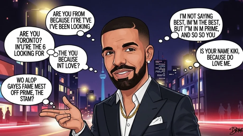 Bold and Confident Drake Pick Up Lines