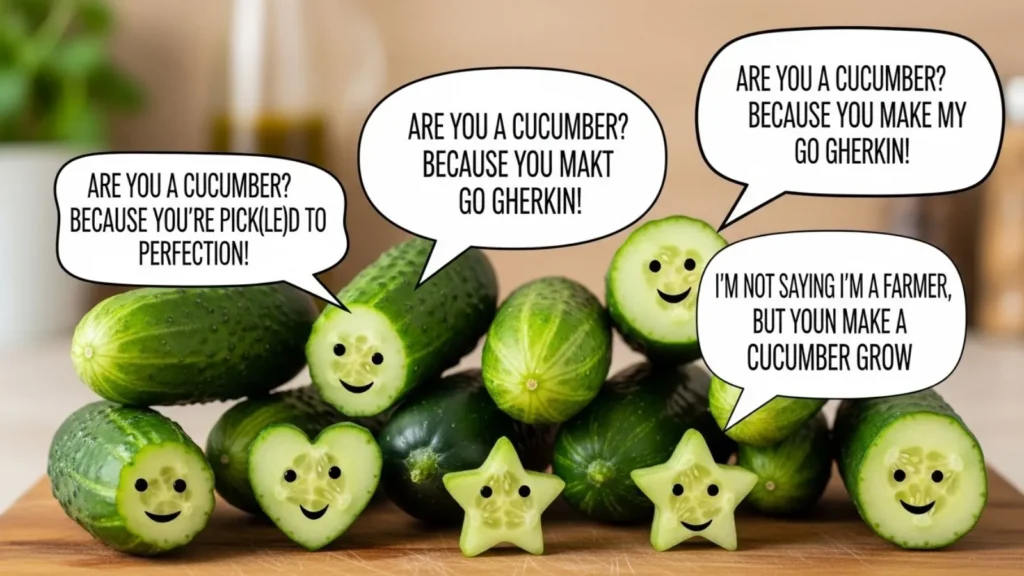 Bold Cutecumber Pick Up Line Ideas