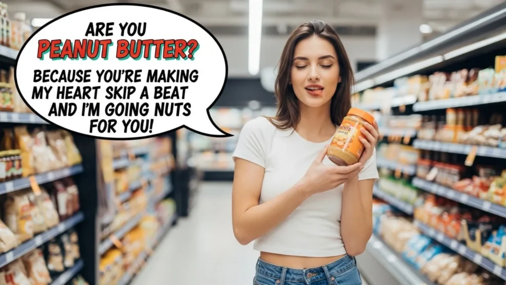 Bold Peanut Butter Pick Up Line Ideas