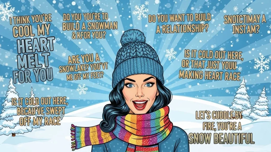 Bold Snow Pick Up Line Ideas 