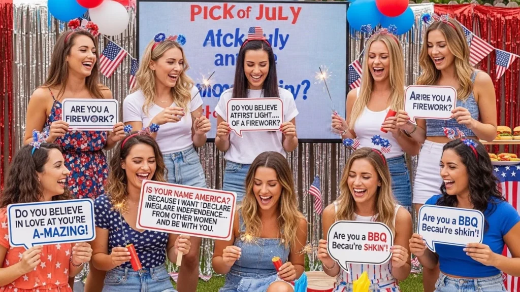 Cheesy 4th of July Pick Up Lines 