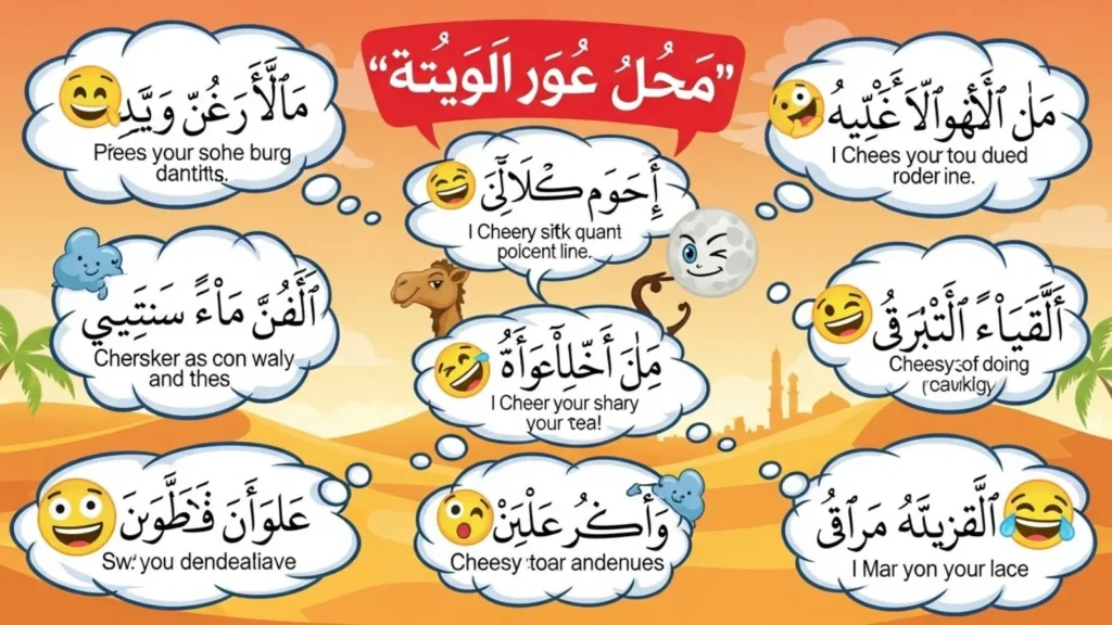 Cheesy and Playful Arabic Pick Up Lines
