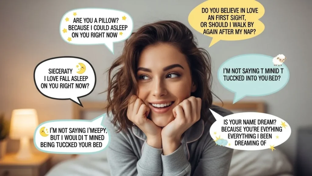 Cheesy and Playful Sleep Pick Up Lines