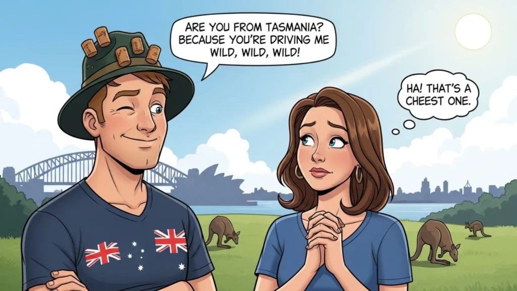 Cheesy Australian Pick Up Lines