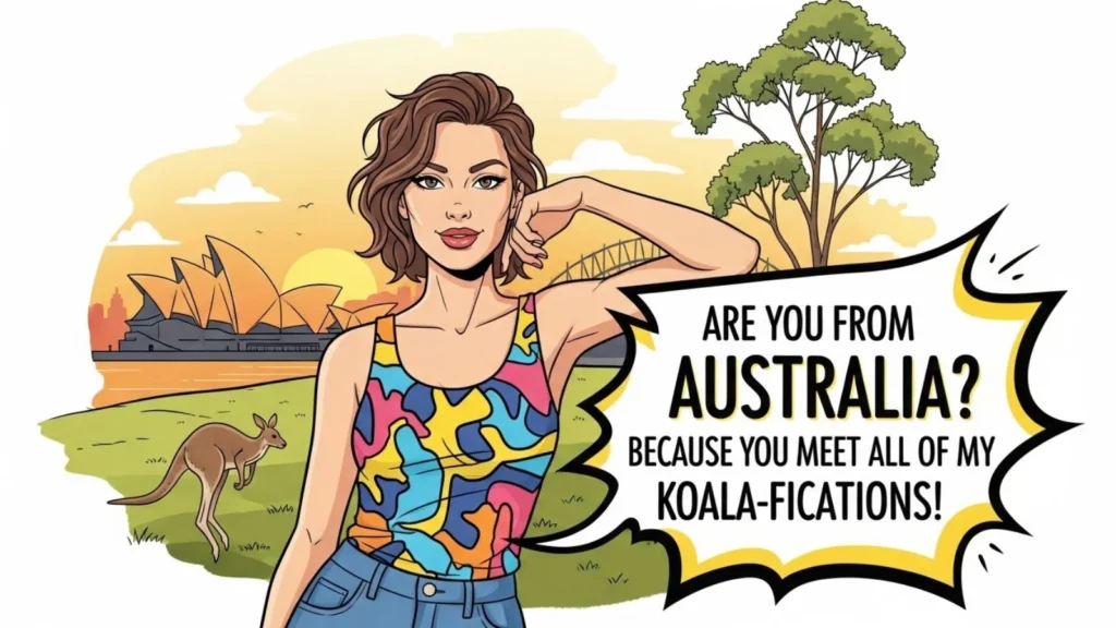 Bold Australian Pick Up Lines