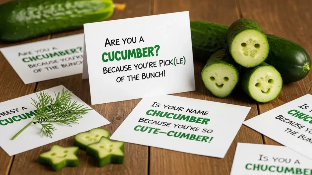 Cheesy Cutecumber Pick Up Line Suggestions