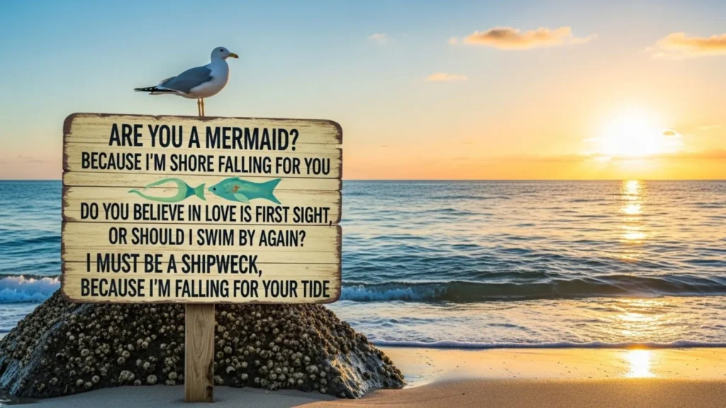 Cheesy Ocean Pick Up Line Suggestions 