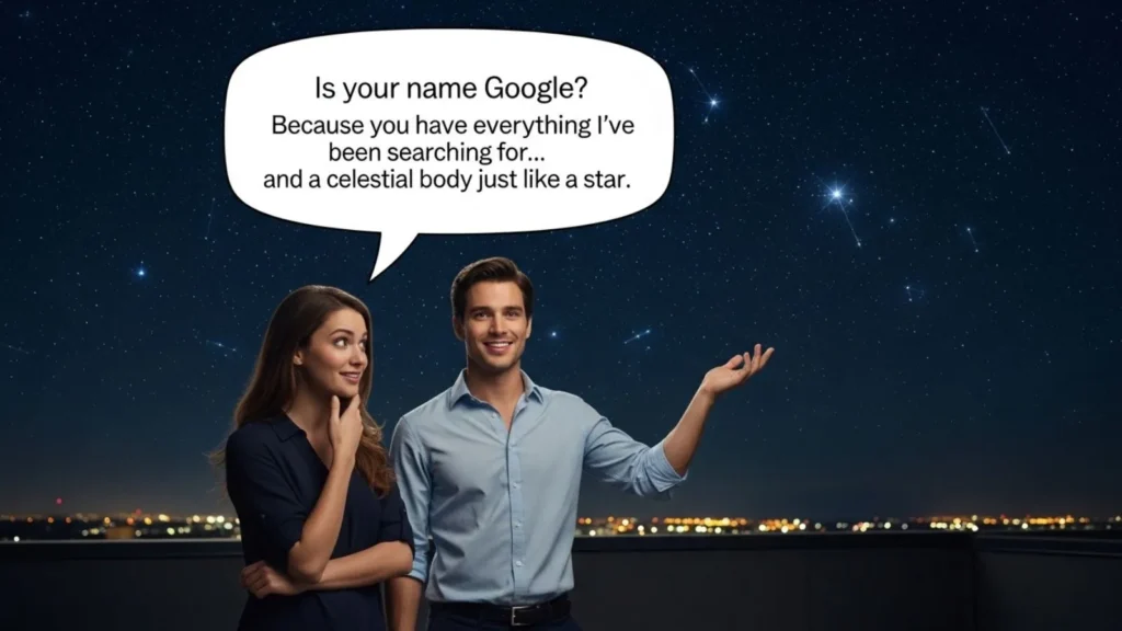 Cheesy Pick Up Line About Stars 