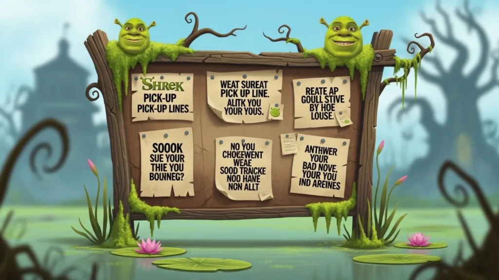 Cheesy / Playful Shrek Pick Up Line Suggestions 