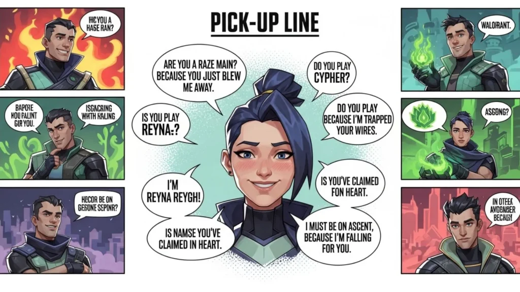 Clever and Unique Valorant Pick Up Lines That Stand Out