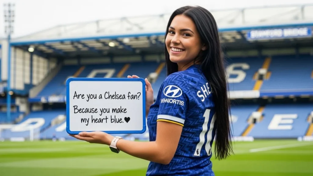 Clever Chelsea Pick Up Lines 