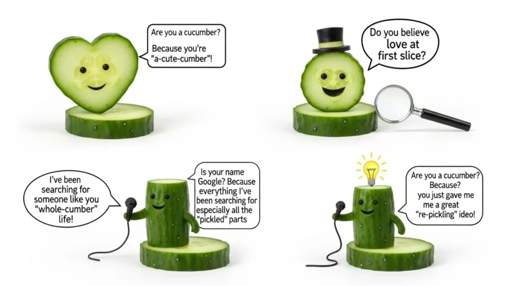 Clever Cutecumber Pick Up Line Ideas 