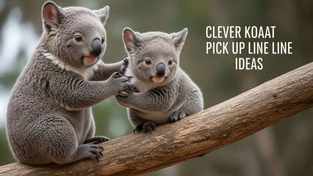 Clever Koala Pick Up Line Ideas