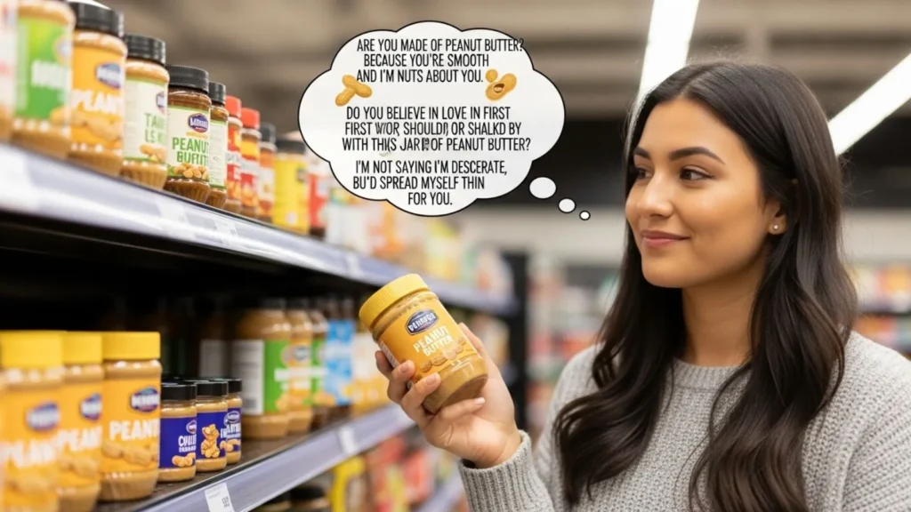 Clever Peanut Butter Pick Up Line Ideas
