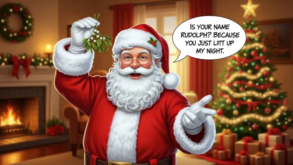 Clever Santa Pick Up Lines