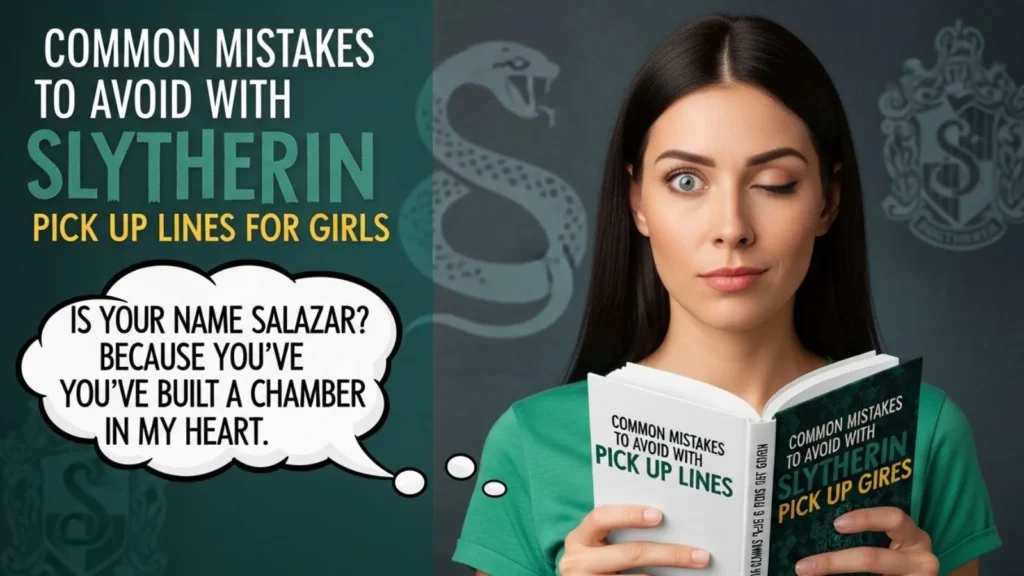 Common Mistakes to Avoid With Slytherin Pick Up Lines