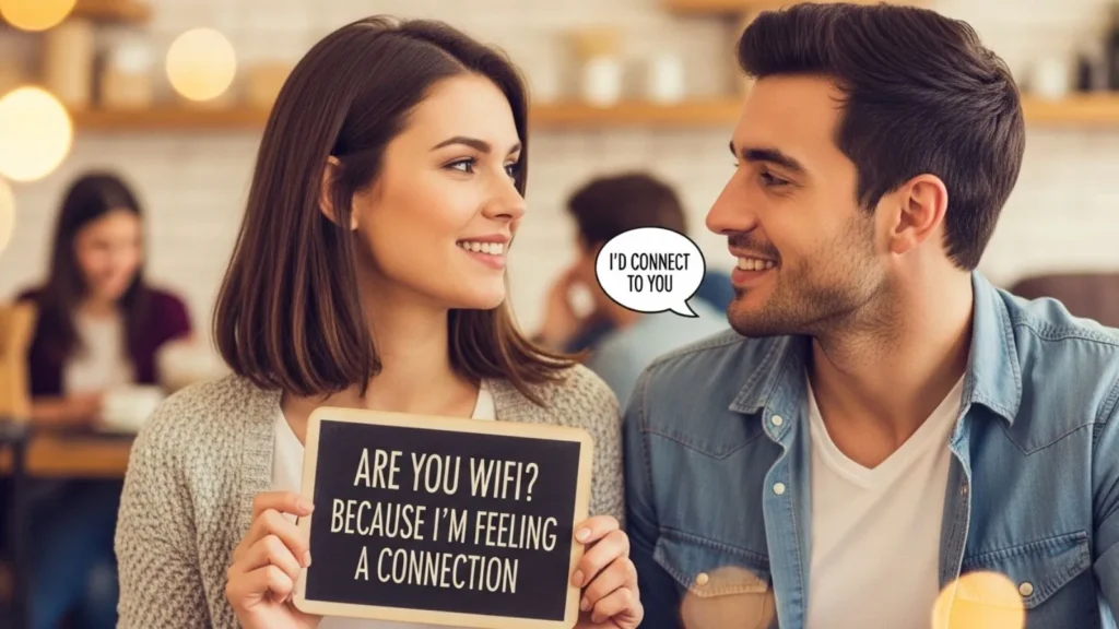 Cute and Charming Are You WiFi Pick Up Lines