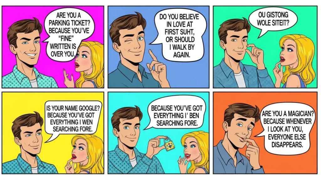 Flirty Dirty Pick Up Line for Him Examples