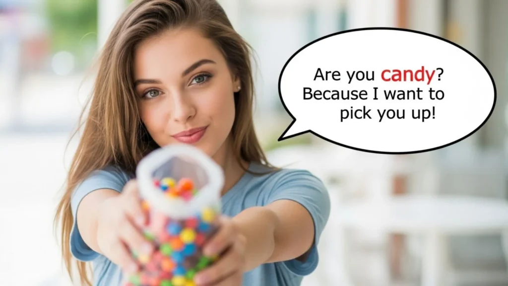 Flirty / Engaging Candy Pick Up Line Examples