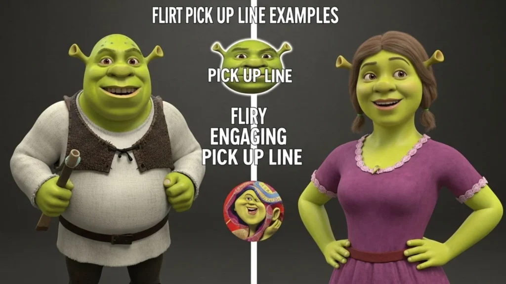 Flirty / Engaging Shrek Pick Up Line Examples