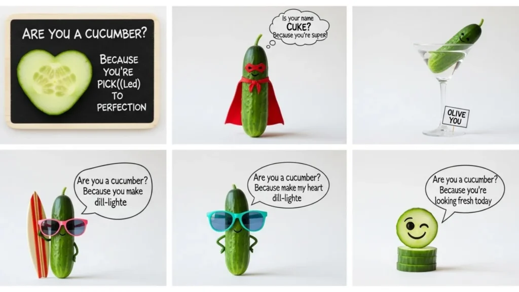 Funny Cutecumber Pick Up Line Examples 