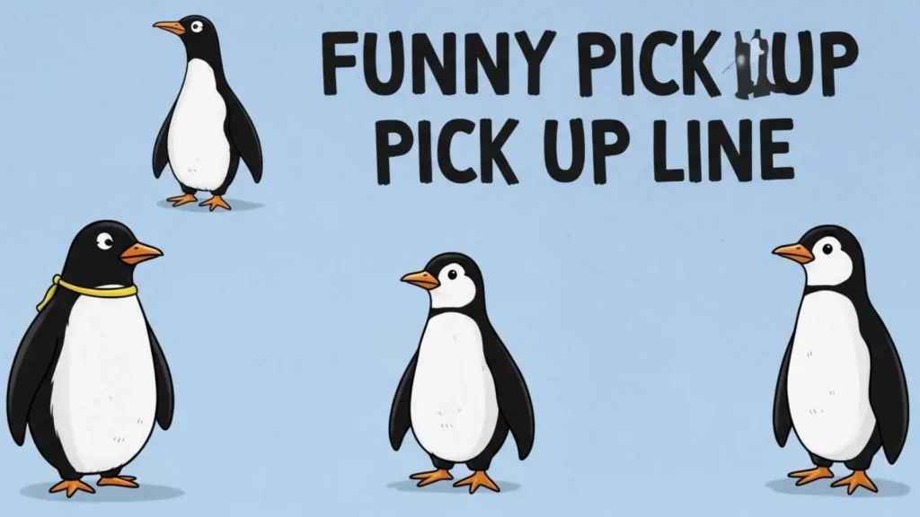 Funny / Entertaining Penguin Pick Up Line Examples