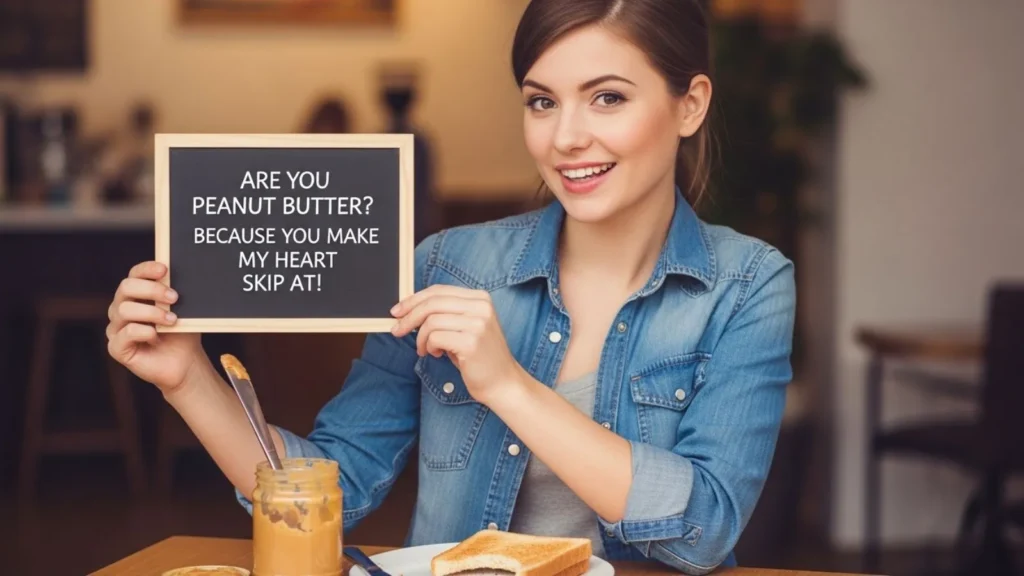 Funny Peanut Butter Pick Up Line Examples