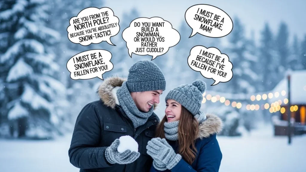 Funny Snow Pick Up Line Examples 