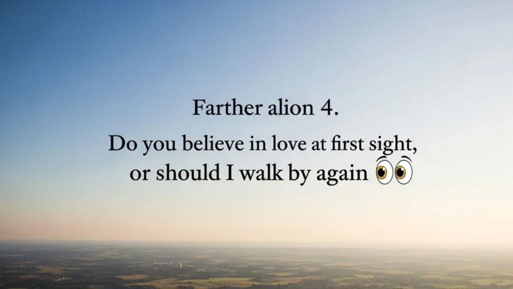 Funny Sunset Pick Up Line Examples