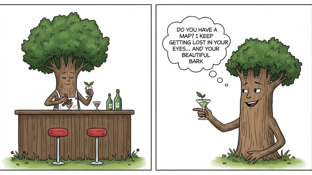 Funny Tree Pick Up Line Examples