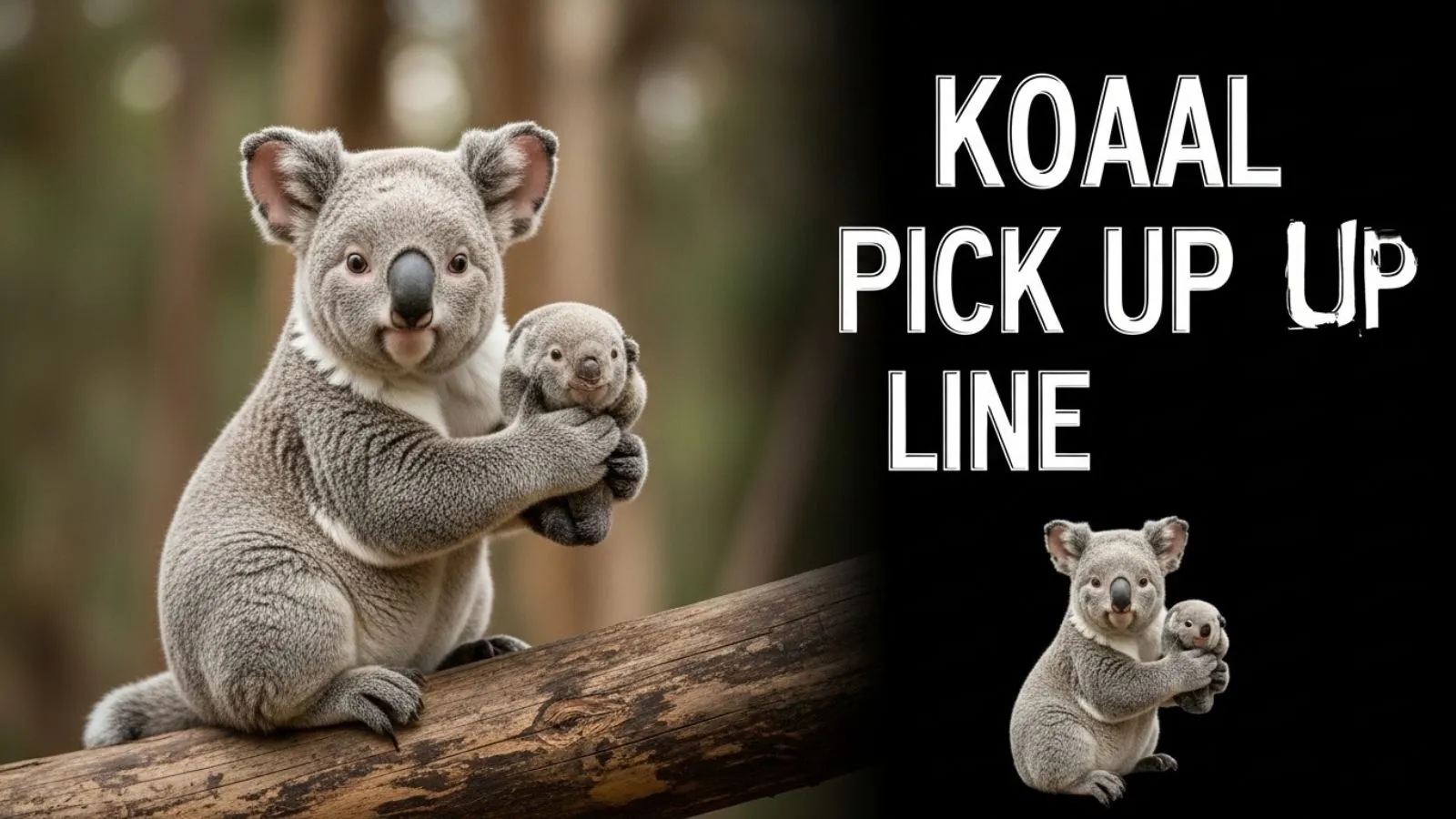 Koala Pick Up Line