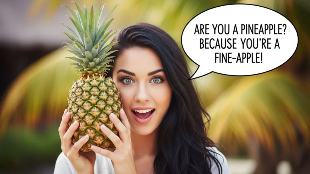 Playful Fineapple Pick Up Line Suggestions