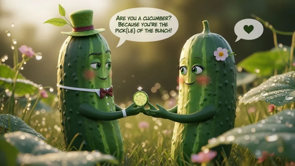 Romantic Cutecumber Pick Up Lines