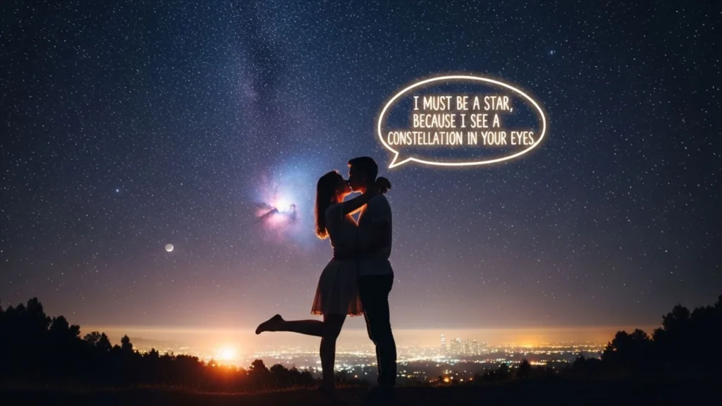 Romantic Pick Up Line About Stars