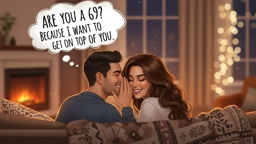 Slightly Naughty but Safe 69 Pick Up Line Dirty Lines 