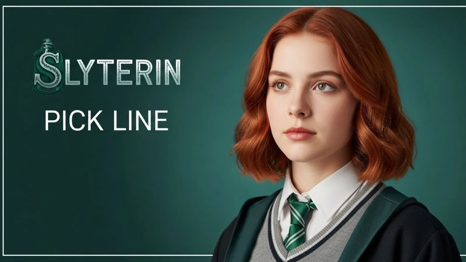 Slytherin Pick Up Line