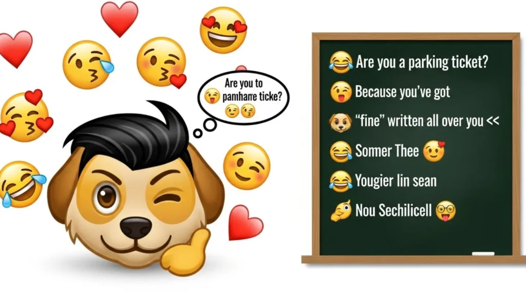 Smooth Dog Emoji Pick Up Line Strategies 