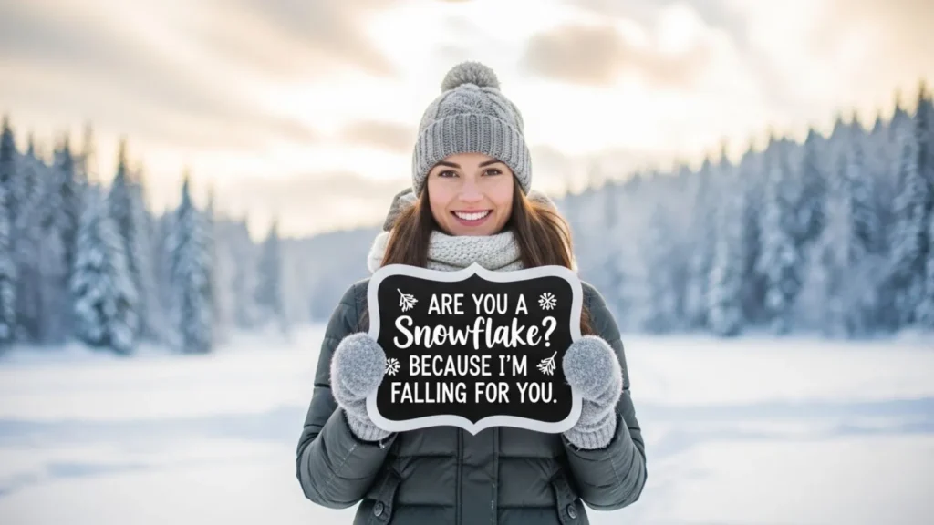 Snow Pick Up Lines for Instagram Captions 