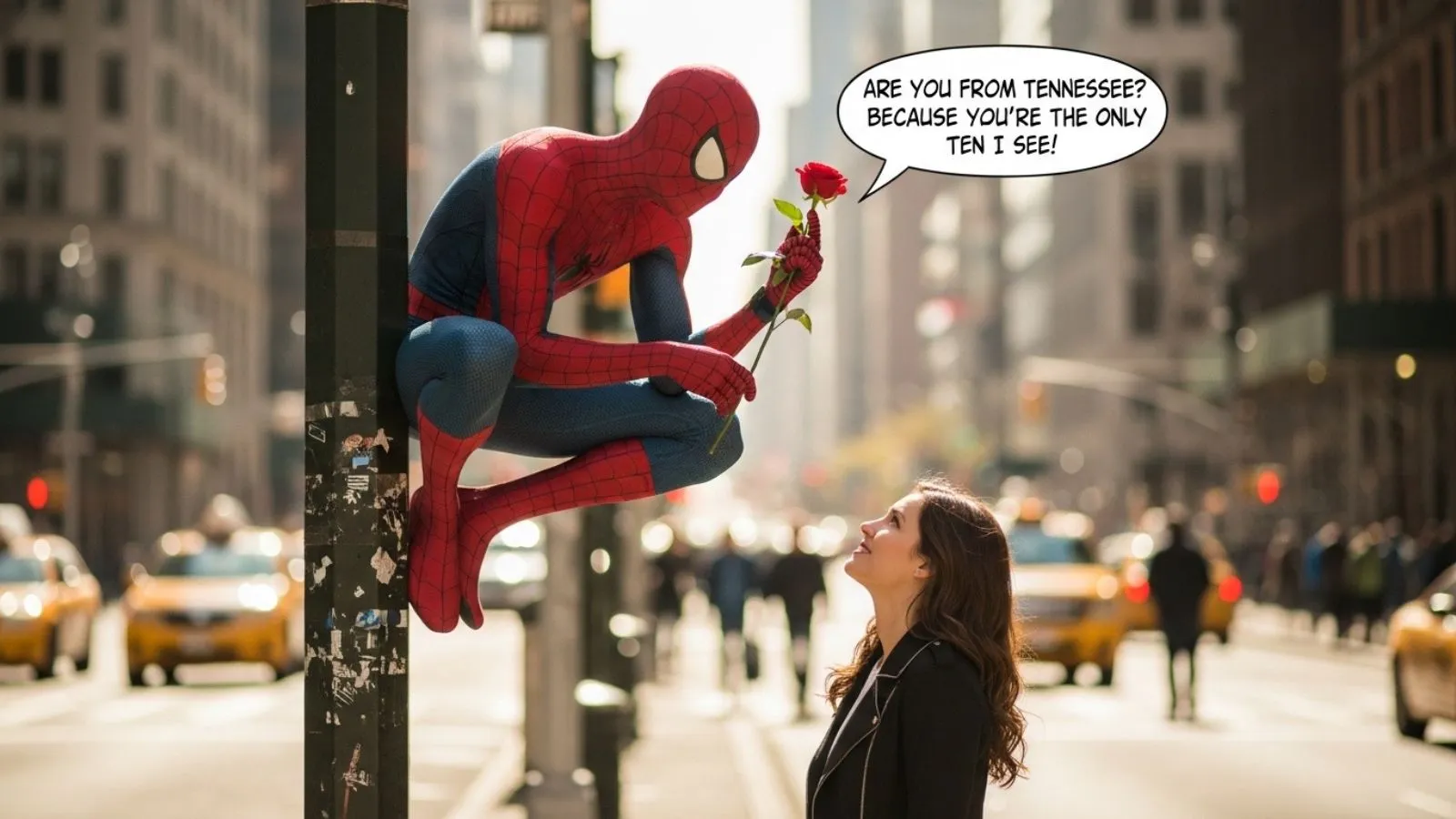 Spider Man Pick Up Line