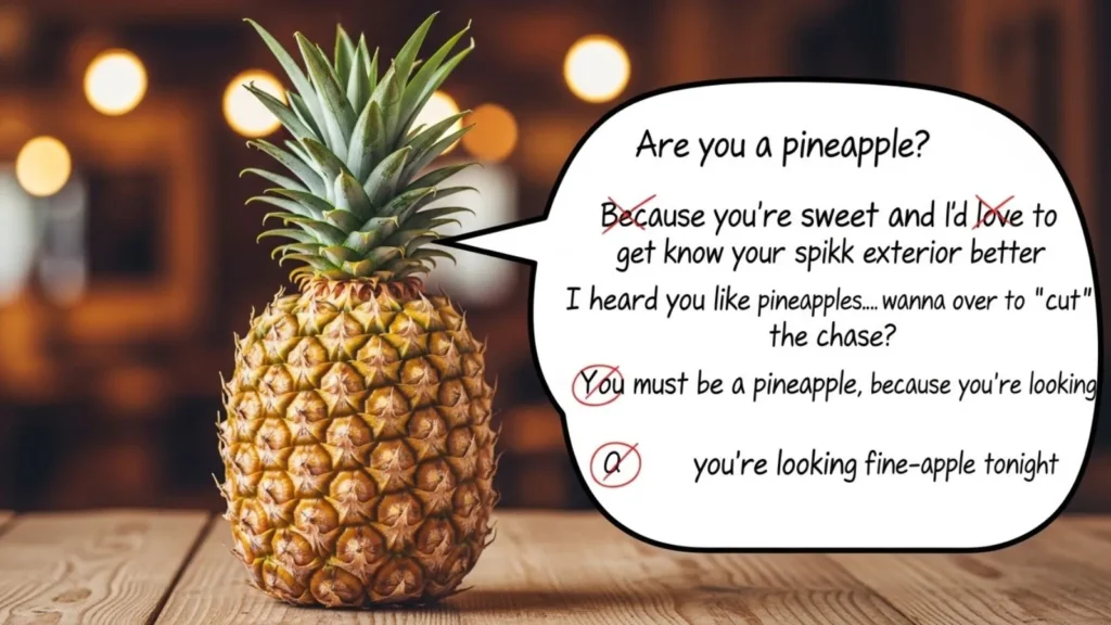 Unique Fineapple Pick Up Line Ideas