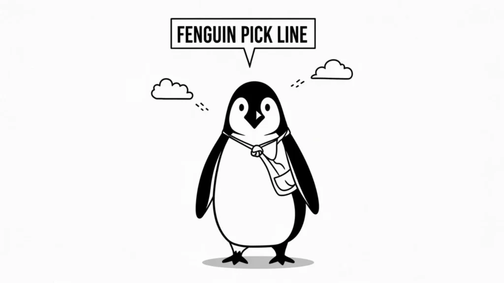 Unique Penguin Pick Up Line Ideas