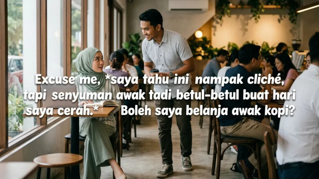 Bold and Confident Pick Up Line Melayu