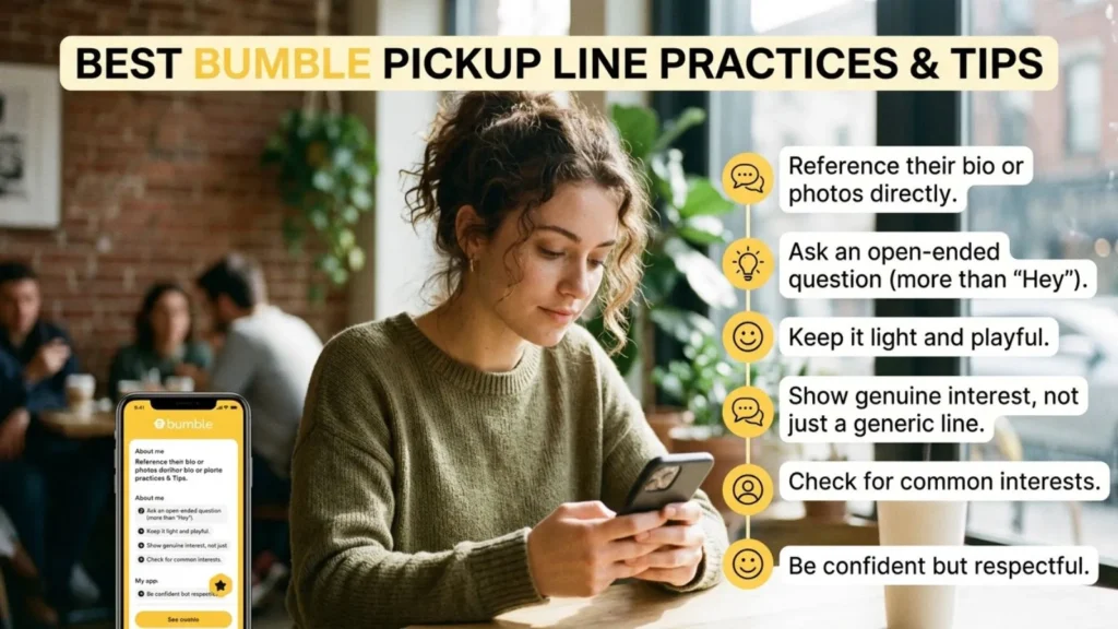 Best Pick Up Line Bumble Practices and Tips
